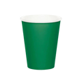 Green paper cup plain design birthday event from Parte Haus party supply store in Bethesda MD