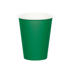 Green paper cup plain design birthday event from Parte Haus party supply store in Bethesda MD