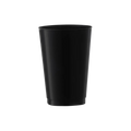 Black plastic cup with a sleek design event tableware from Parte Haus party supply store in Bethesda Maryland