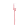 pink plastic fork simple design birthday from Parte Haus party supply store in Bethesda MD