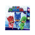 blue red green PJ Masks napkin with superhero characters kids birthday from Parte Haus party supply store in Bethesda MD
