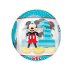 Blue Mickey Mouse first birthday balloon for kids from Parte Haus party supply store in Bethesda Maryland