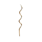Gold wavy drink stirrer barware for celebration from Parte Haus party supply store in Bethesda Maryland