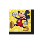 Yellow Mickey Mouse napkin with playful cartoon design birthday theme from Parte Haus party supply store in Bethesda MD