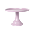 Pink cake stand with glossy finish for birthday event display from Parte Haus party supply store in Bethesda Maryland