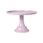 Pink cake stand with glossy finish for birthday event display from Parte Haus party supply store in Bethesda Maryland
