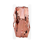 Rose gold fringe tinsel curtain backdrop shiny metallic streamers for celebrations from Parte Haus party supply store in Bethesda MD