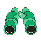 Green Binocular Dinner Napkins