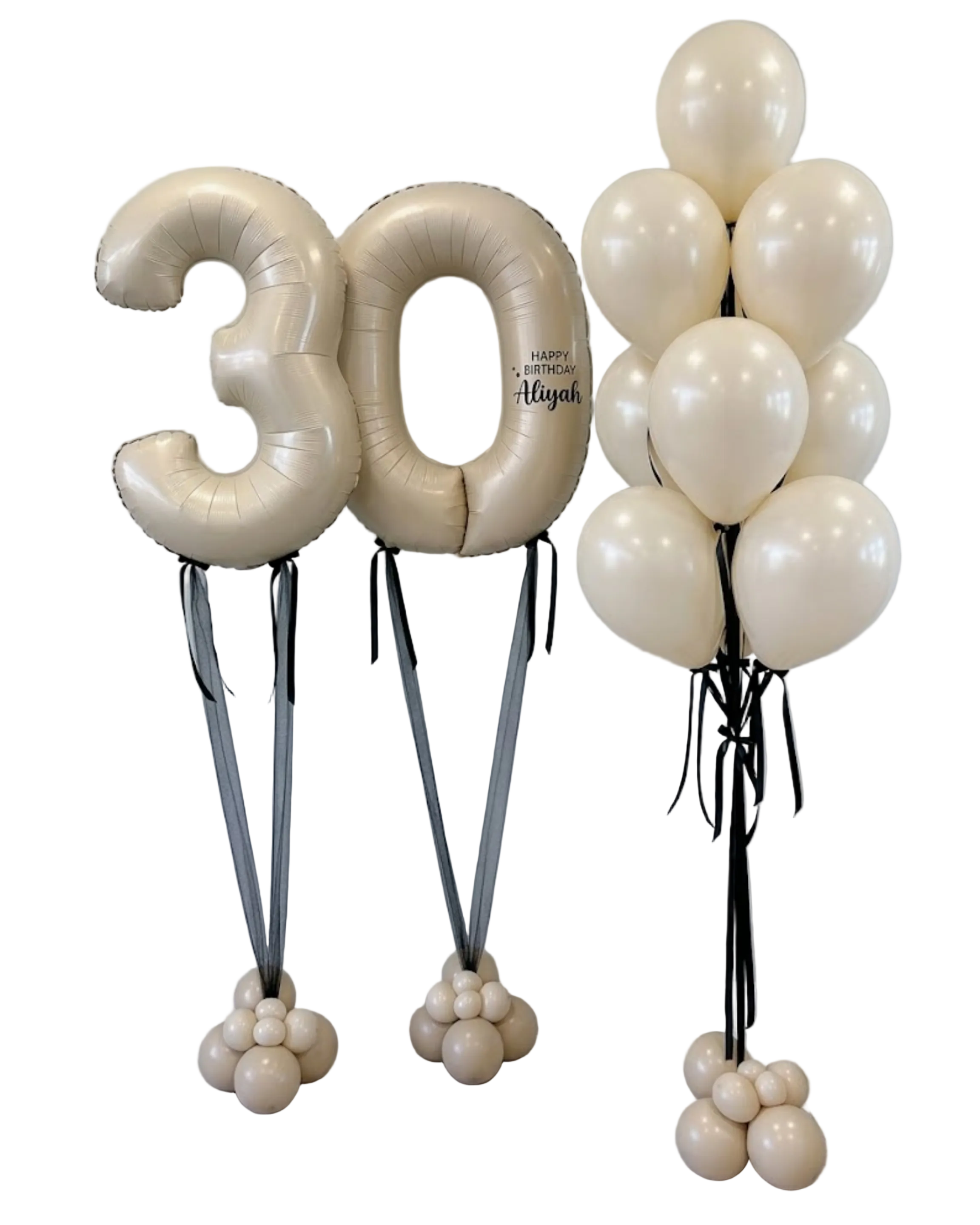 Satin Nude Balloon Bundle