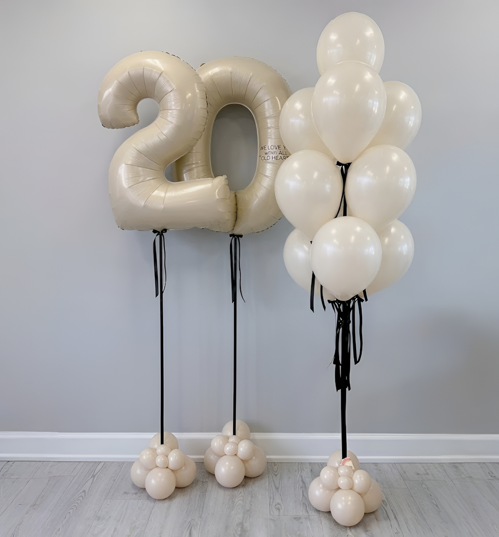 Satin Nude Balloon Bundle