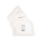 Light Pink Bunny Shaped Paper Dinner Plate
