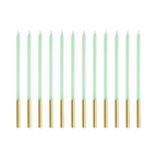 Light Green Birthday Candle Set