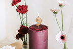 Gold 0-9 Number Candles