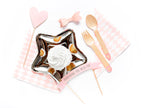 Pink Hearts Wooden Cutlery Set - 18pcs