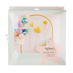 Yellow honeycomb jellyfish decorations ocean themed decor from Parte Haus party supply store in Bethesda Maryland
