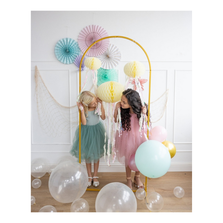 Yellow Honeycomb Jellyfish Decoration Kit