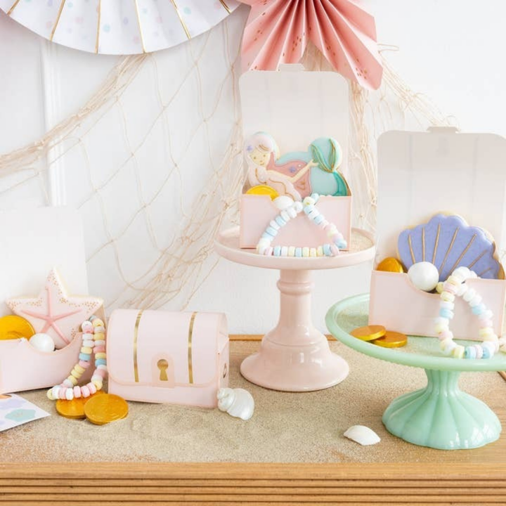 Pink and Gold Treasure Chest Treat Box Set