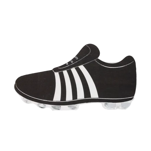 Black Soccer Cleats Dinner Napkins