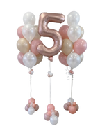 Soft Blush Birthday Balloon Bundle
