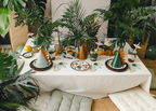 Green Triceratops Dinosaur Dinner Napkins