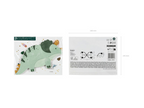 Green Triceratops Dinosaur Dinner Napkins