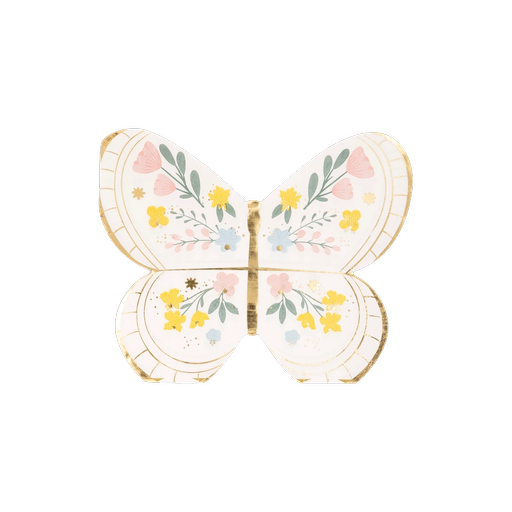 Multicolored Butterfly Dinner Napkins