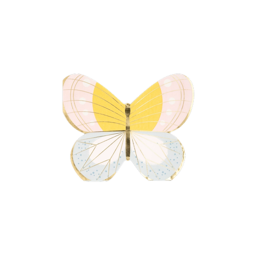Multicolored Butterfly Dinner Napkins