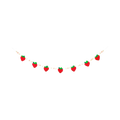 Red Felt Strawberry Banner
