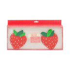 Red Felt Strawberry Banner