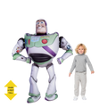 Green and white Buzz Lightyear jumbo balloon for kids birthday from Parte Haus party supply store in Bethesda MD