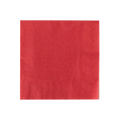 Cherry red cocktail napkin with embossed border for celebrations from Parte Haus party supply store in Bethesda MD.