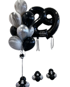 Black & Silver Sleek Birthday Bundle