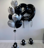 Black & Silver Sleek Birthday Bundle