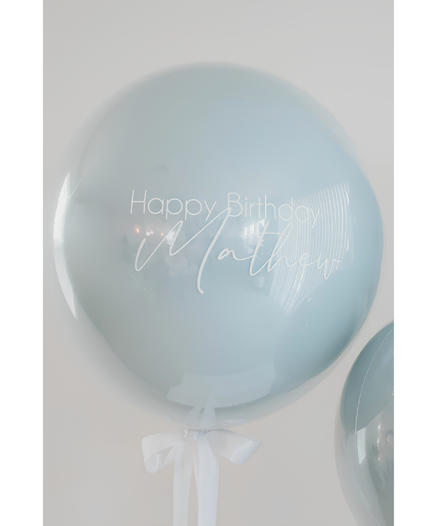 Sky Dream Pastel Personalized Balloons