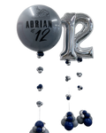 Gray Sneaker Head Balloon Bundle