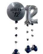 Gray Sneaker Head Balloon Bundle