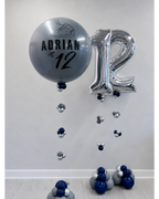 Gray Sneaker Head Balloon Bundle