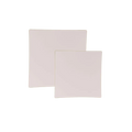 Linen gold plastic square plates with smooth edges perfect for elegant events from Parte Haus party supply store in Bethesda MD