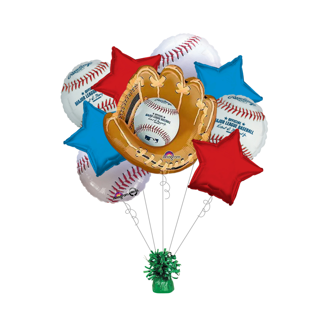 Baseball Foil Balloon Bundle