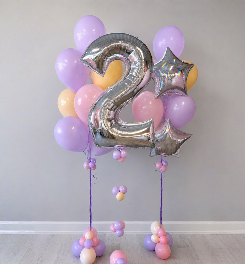 Starry Birthday Balloon Bundle