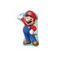 Red blue Super Mario giant balloon shaped like Mario for kids birthday from Parte Haus party supply store in Bethesda MD