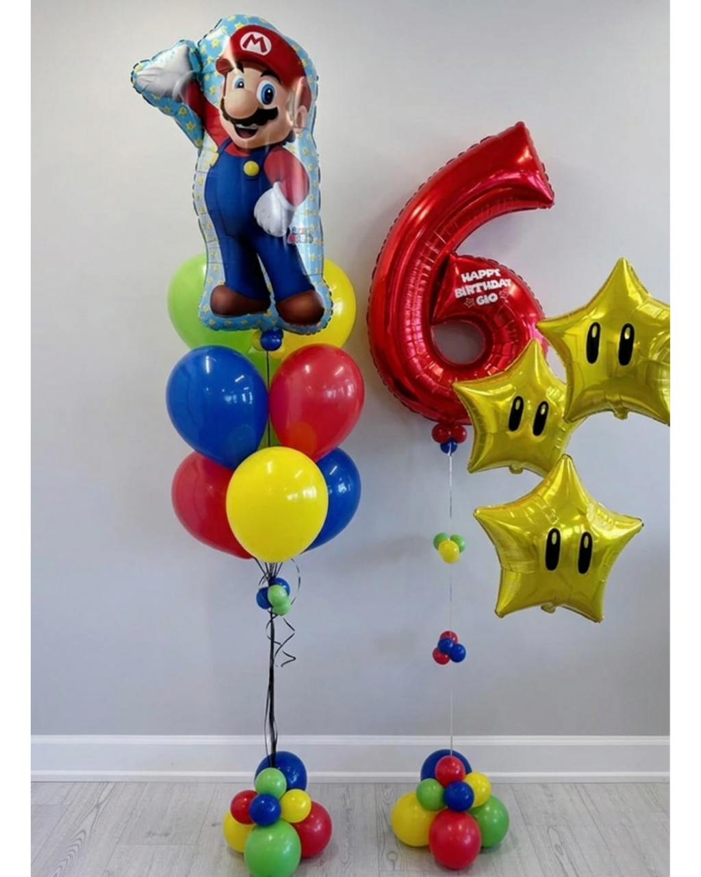SuperMario Themed Balloon Balloon Bundle