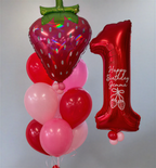 Sweet Strawberry Balloon Bundle