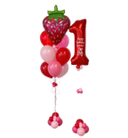 Sweet Strawberry Balloon Bundle