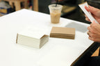 Neutral Sympathy and Encouragement Card stack on table with envelopes for condolence from Parte Haus party supply store in Bethesda Maryland