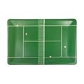 Green Tennis Court Rectangle Large Dinner Plates