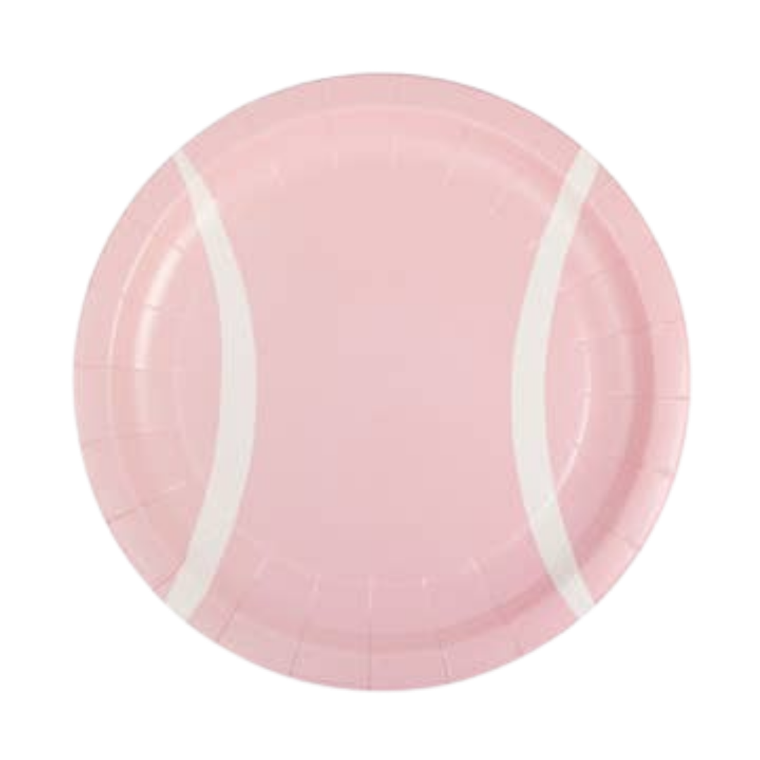 Pink Tennis Dinner Plates