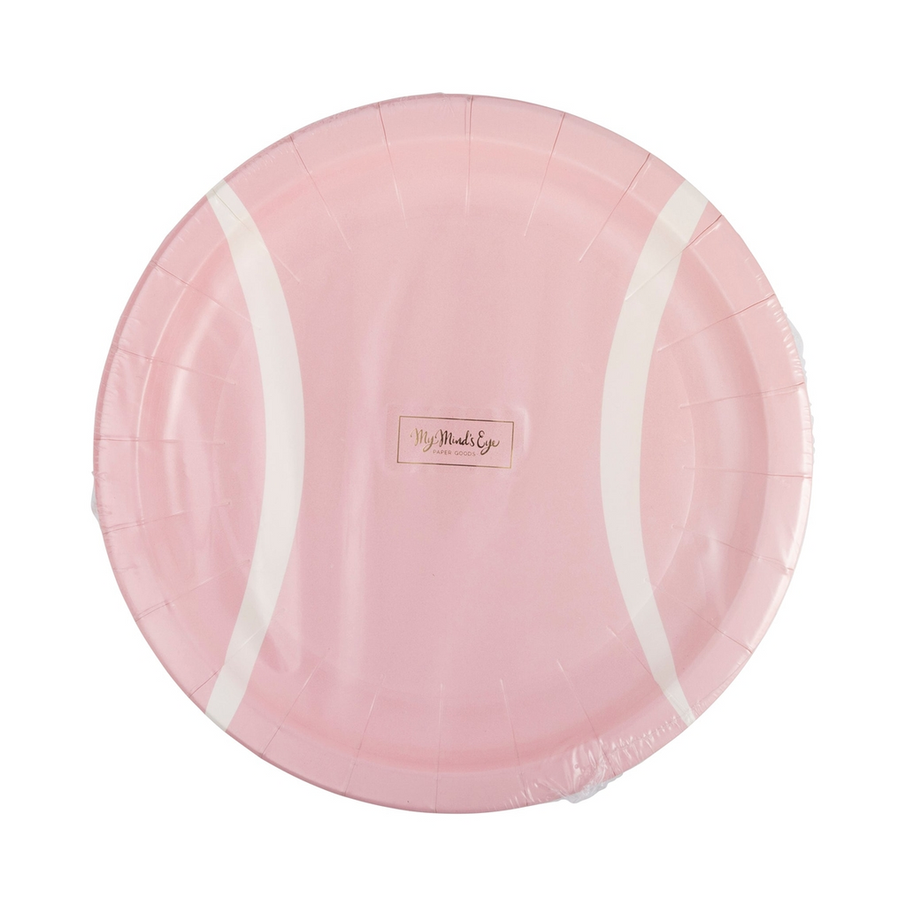 Pink Tennis Dinner Plates