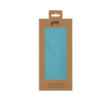 Artic blue tissue paper in a brown package for birthdays from Parte Haus party supply store in Bethesda MD
