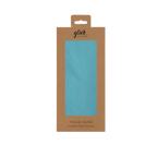 Artic blue tissue paper in a brown package for birthdays from Parte Haus party supply store in Bethesda MD